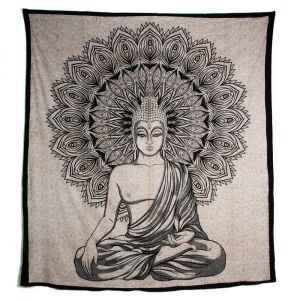 Dupla Buddha alakos pamut ágytakaró 125603614 - Ágytakaró