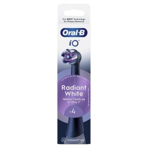 Rezerve periuță de dinți Oral-B iO Radiant White, 4 bucăți - Oral-B