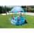 Family Enjoying Intex Metal Frame Pool with Canopy