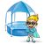 Intex Metal Frame Pool with Canopy Cartoon Illustration
