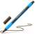 Schneider Slider Edge XB brown ballpoint pen writing on white paper