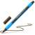 Schneider Slider Edge XB brown ballpoint pen writing on white paper