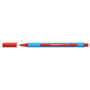 Schneider Slider Edge XB red ballpoint pen with cap off - Pen & Pencil