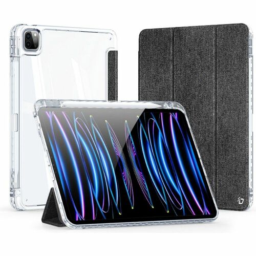 Husă DUX DUCIS UNID iPad Pro 11 2024 cu suport pentru creion, Negru