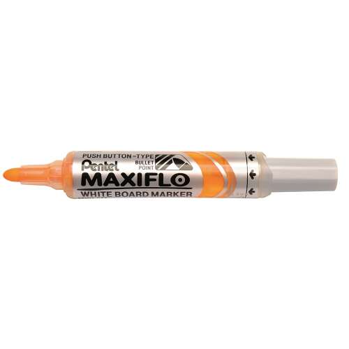 Pentel Maxiflo táblafilc, kerek hegyű, citromsárga