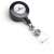 Durable retractable badge holder, black