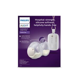 Verpackung der Philips AVENT Hands-Free Doppel-Elektro-Milchpumpe Premium Plus - Babys & Toddler