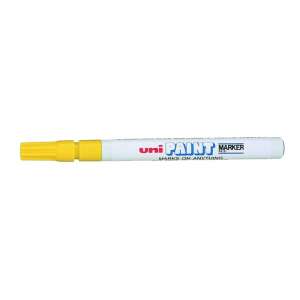 Uni Paint Marker, yellow, 0.8-1.2mm, for marking on any surface - Lacquer marker