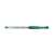 Uniball Signo DX green gel pen, 0.38mm, ultra fine, waterproof