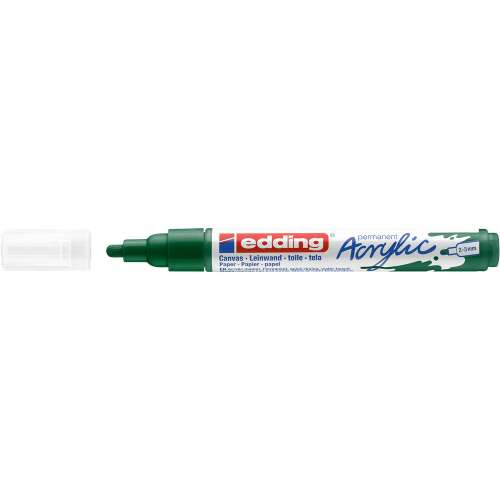 Edding 5100 állandó akril marker, moha zöld, 2-3 mm - Akril marker