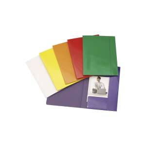 Fornax fényes kék A4-es gumis mappák választéka 3 belső zsebbel - Irattartó mappa