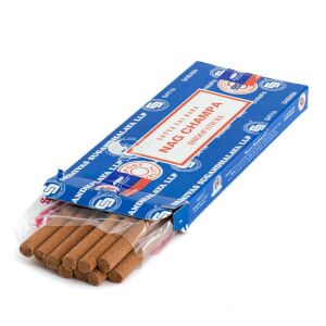 Satya Nag Champa dicke Räucherstäbchen, 10 Stück, blaue Box - Innenarchitektur