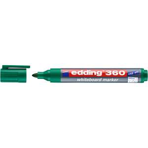 EDDING 360 Whiteboard-Marker, grün, 1,5-3 mm, abgeschrägte Spitze - Tafel- & Flipchart-Marker