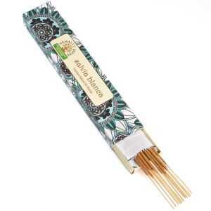 Namaste India Weißer Salbei Räucherstäbchen, Salvia Blanca, 15g - Innenarchitektur