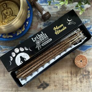 Tribal Soul Mondrituale Räucherstäbchen, spirituelle Serie, natürliche Premium-Räucherstäbchen, mit Keramikbrenner - Innenarchitektur