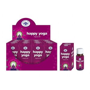 Green Tree Happy Yoga Duftöl, 10 ml Flasche, ätherisches Öl für Yoga und Meditation - Ätherisches Öl