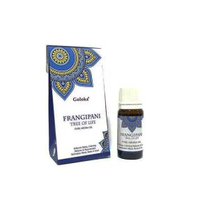 Goloka Frangipani Tree of Life Reines Aromaöl, 10ml Flasche, ätherisches Öl zur Entspannung und Aromatherapie - Ätherisches Öl