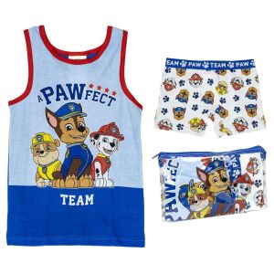 nickelodeon Mancs potraga kompleti majica + bokserice, kratka pidžama poklon kozmetička torba 4-5 godina (110 cm)