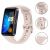 Szilikon szíj Huawei Band 8 / Band 9 telefonhoz, bézs 125626344
