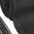 Close-up of Springos 90% shade net, 1.5m x 50m, black, showing the weave and edge