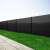 Springos 90% shade net, 1.5m x 50m, black, installed on fence