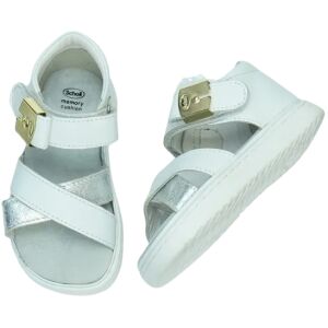 Scholl Alice weiße Sandalen für Mädchen, EU Größe 22 - Babys & Toddler