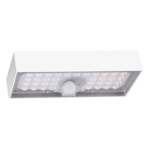 Tracon napelemes kültéri LED fali lámpa mozgásérzékelővel fehér 6W 900lm 4000K természetes fehér IP65 LSBW6W 126932733 - Tracon