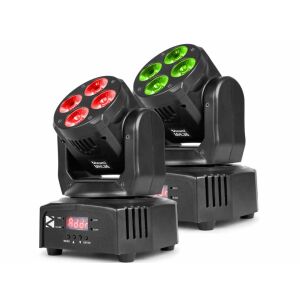BeamZ MHL36 2db Robotlámpa, 4x9W RGBW Led, DMX 125639345 - Stúdiófény és Reflektor