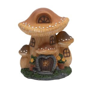 Home by Somogyi  Home MX648 napelemes kerti lámpa, gombaház, 1 db melegfehér LED, 507 g, műgyanta, 300 mAh akkumulátor 125639640 - Home by Somogyi