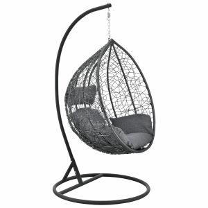 Bewello Garden of Eden szürke fészekhinta állvánnyal és párnákkal - Bewello