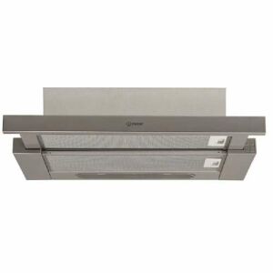 Indesit H 461 IX.1/1 built-in range hood, stainless steel, top view - Microwave, Range Hood and Cooktop