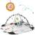 Ricokids 3in1 baby play mat with mirror toy and activity arch