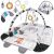 Ricokids 3in1 baby play mat with accessories and activity arch
