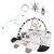 Ricokids 3in1 Play mat with play bridge and cushion - Animals #black-and-white 94140401