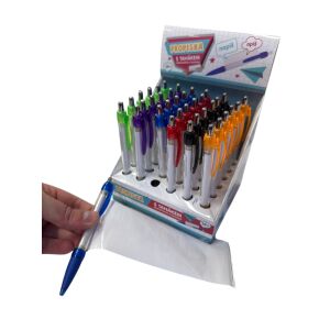 Golyóstoll nyomógombos Kihúzható papírral, 0,7 mm puskatoll 125640657 - Ajándék toll