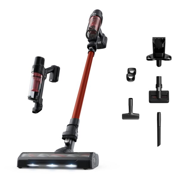 E-shop Rowenta RH6A73WO X-Pert 7.60 Animal 3V1 stojatý vysávač, čierno-červený