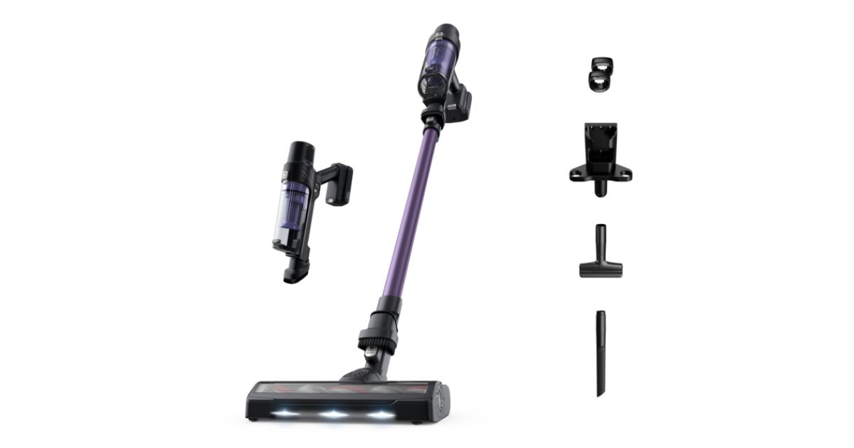 Aspirator vertical Rowenta RH6A31WO X-Pert 7.60 Allergy 3V1 - negru, violet