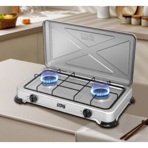 Winning Star ST-9659 tragbarer Gaskocher mit Flammen - Kochplatten