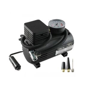 12V autós kompresszor, 250 PSI, nyomásmérővel, gumiabroncsok, labdák és egyéb tárgyak felfújására - Kompresszor