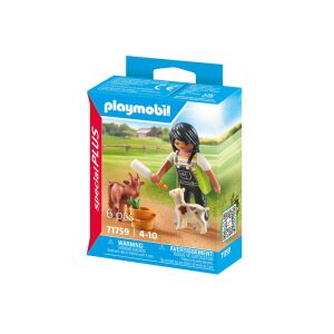 Playmobil: Îngrijitor de capre cu ieduț 125642910 - Jocuri creative și de construcție