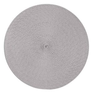 Szürke kerek tányéralátét - 38 cm 125643673 - Tányéralátét