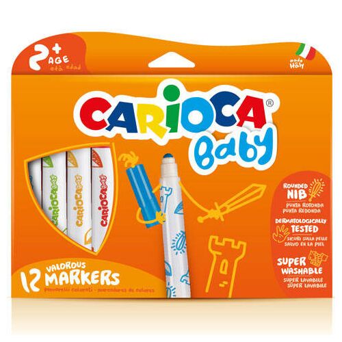 Carioca 12db-os Macis bébi filctoll Lemosható filc 125644072