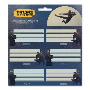 Ninjas in the Dark: Oznake za bilježnice - 3 x 6 komada 125644104 - Ars Una