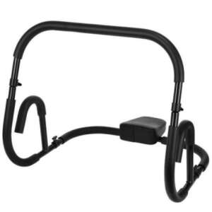 Hasizom erősítő kerék, fekete, MS-498, Hasizom erősítő fitneszgép - Alakformálás