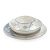 FRESCO Daisy dinnerware set with plate, bowl and soup plate