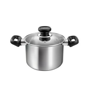 BRAVA 2.0L Stainless Steel Stock Pot with Lid - Cookware & bakeware