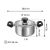 BRAVA 1.5L Saucepan Dimensions
