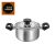 BRAVA 1.5L Stainless Steel Saucepan with Lid - Good Design Award