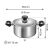 BRAVA 3.0L stock pot dimensions, 20 cm diameter, 3 liter capacity