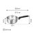 BRAVA stainless steel saucepan with spout dimensions